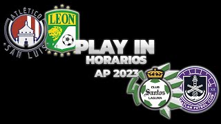 HORARIOS CANALES Y FECHAS DONDE VER EL PLAY IN  LIGA MX APERTURA 2023 [upl. by Ainivad494]