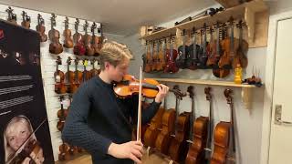 Robert Knudsen Guaneri del gusu 2016 Violin [upl. by Ormand]