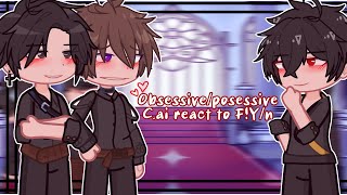 Obsessiveposessive yandere Cai react to FYn🩸 Character Ai d [upl. by Haissem235]