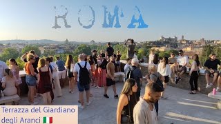 Terrazza Belvedere Aventino  Giardino degli Aranci di Roma Italia roma italia rome italy [upl. by Iralav]