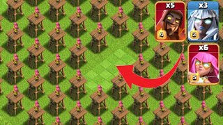 1 Level Archer Tower Base vs Ground Troops 🔥 SK GAMING [upl. by Nylime641]