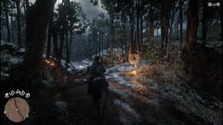 RDR2  Fire wagon ambush [upl. by Atimad]