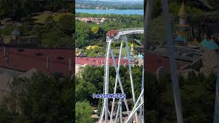 Gardaland Extreme Roller Coaster in Italy rollercoaster themepark gardalandmagic gardaland [upl. by Eirovi]