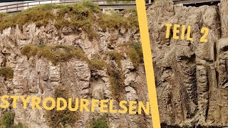 Felsen aus Styrodur  TUTORIAL  Teil 2 [upl. by Nyrhtak]