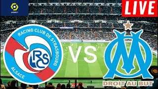 Strasbourg vs Marseille Live Score l Ligue 1 202425  Full Match Streaming [upl. by Ivgnout]