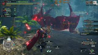 Monster Hunter Rise Sunbreak  Gameplay 148  Anomaly 4 Nargacuga Multiplayer [upl. by Hazeghi]