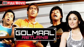 Golmaal Returns  Full Movie  Ajay Devgan  Kareena Kapoor  Arshad Warsi  Bollywood Comedy Movie [upl. by Anaher]