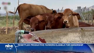 Productive resettled farmers eligible for ownership  nbc [upl. by Irbua930]