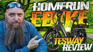 Tesway X5 Pro Cargo EBike Unboxing amp Test Ride The Best Foldable EBike [upl. by Pavel]