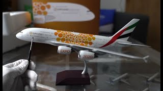 Special Emirates A380  Gemini Jets 1200 model review [upl. by Etireuqram]