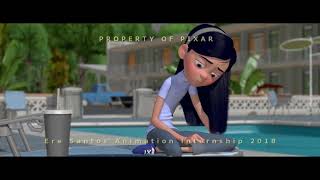 Ere Santos  Pixar Animation Internship Reel 2018  3D Animation Internships [upl. by Yeslaehc423]