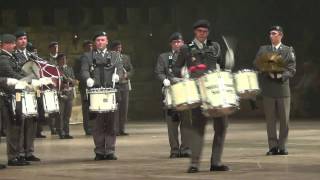 Militärmusik Salzburg drums  Tattoo Sankt Gallen 2012 [upl. by Eric887]