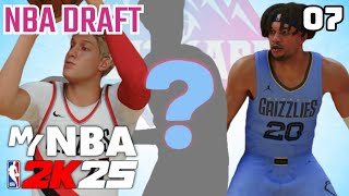 Our FIRST NBA DRAFT 2 Pick and 4 Total Picks NBA 2K25 Expansion Draft Only Franchise [upl. by Ferde]