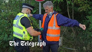 M25 protests Insulate Britain hold fourth demonstration in a week [upl. by Johnstone]