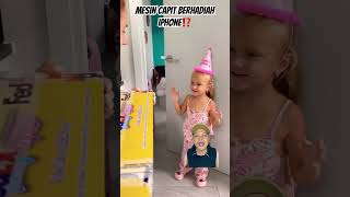 MESIN CAPIT BERHADIAH IPHONE⁉️ prank barbie funny family couple music song cover dance [upl. by Cirderf419]