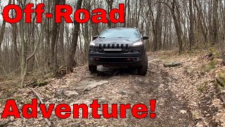 Jeep Cherokee Trailhawk OffRoad Review  Cooper AT3 Tires [upl. by Dhumma929]