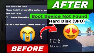 I Fixed the HP Laptop 3FO Hard Disk Error [upl. by Ardnalahs]