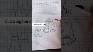 Tips for drawing anime shoes super easy drawsoeasyanime tipdraw tipsandtricks tutorialdrawing [upl. by Peedsaj596]