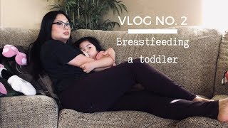 VLOG NO 2  Breastfeeding a toddler almost 3 yrs old [upl. by Irme]