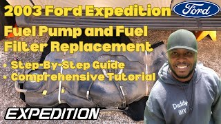 2003 Ford Expedition Fuel Pump and Fuel Filter Replacement  StepByStep Guide [upl. by Lil921]