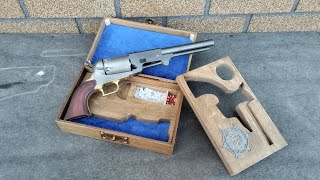 Самодельный макет револьвера Colt Walker 1847 в подарочном кейсе [upl. by Novehc321]