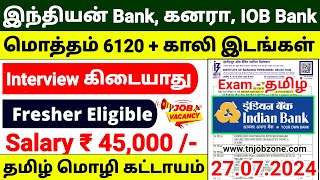 INDIAN BANK RECRUITMENT 2024 IN TAMIL😍IBPS CLERK NOTIFICATION 2024 TAMIL👉GOVT BANK JOB VACANCY 2024 [upl. by Anitsud]