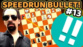 SACRIFICIOS INNECESARIOS 💥 2300 ELO ♟️ Speedrun Bullet 13 [upl. by Desdemona274]