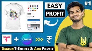 Start Your Own TShirt Business Online for Free Make 8000Month From Home [upl. by Nodnek]