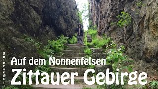 Im Zittauer Gebirge  Tour auf den Nonnenfelsen [upl. by Anilram899]