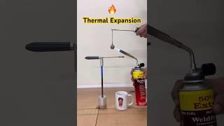 Thermal Expansion 🔥 physics science experiment education shorts [upl. by Airlee309]