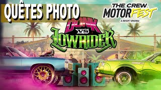 Photo West Side  QG LOWRIDER  QUÊTES PHOTO DONK Vs LOWRIDER  THE CREW MOTORFEST [upl. by Yhcir]