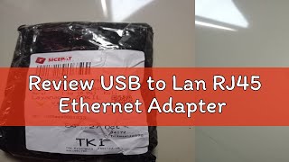 Review USB to Lan RJ45 Ethernet Adapter [upl. by Chatwin]