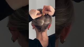 Hairstyle Tutorial With The Most Elegant Nº1 Hairpin Steel  Backomb Brush  Fiona Franchimon [upl. by Suoiradal991]