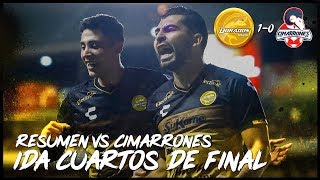 RESUMEN  DORADOS 10 CIMARRONES  IDA CUARTOS DE FINAL [upl. by Ilhsa]