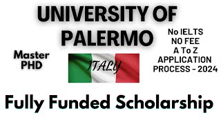 🎓How to Apply University of Palermo  Scholarships  No Fee  No IELTS  Apply Online [upl. by Elberta]