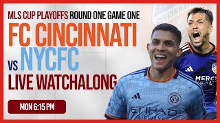 FC Cincinnati vs New York City FC  Live MLS Cup Playoffs watchalong [upl. by Teodor383]