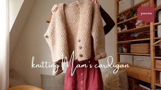 knitting  mams cardigan [upl. by Rostand]