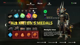 ALL KILTONS MEDALS  The Legend of Zelda Breath Of The Wild [upl. by Betteanne789]