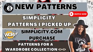 569 KEEPING IT SIMPLICITY amp SKILLED KISS 🎱 NEW Simplicity Patterns simplicitycom [upl. by Libbie]