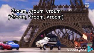 My heart goes vroom song lyrics cars 2 English translation [upl. by Necaj]