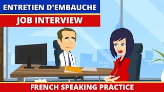 Entretien dEmbauche Francais  Job Interview Dialogue in French [upl. by Nafets]