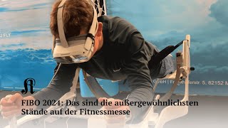 FIBO 2024 Das sind die außergewöhnlichsten Stände auf der Fitnessmesse [upl. by Merras99]