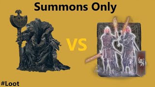 Leyndell Erdtree Avatar  Summons Only Challenge [upl. by Caravette]