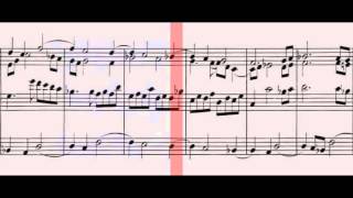 BWV 538  Toccata amp Fugue in D Minor quotDorianquot Scrolling [upl. by Ellinet197]