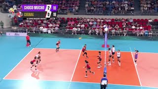 Rondina’s personal 30 run in set 3  2023 PVL AllFilipino Conference [upl. by Arvad]