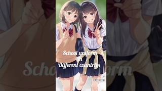 School uniform fyp explore shorts reels school kpop girl unique uniform trending [upl. by Austina641]