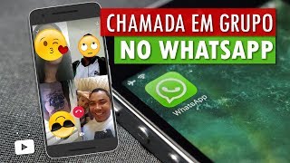 Como fazer vídeo chamada em grupo no WhatsApp [upl. by Pavla]