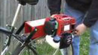 Bicycle Engine Kit  Install amp Test Ride Video 1 of 2 [upl. by Dnomed616]