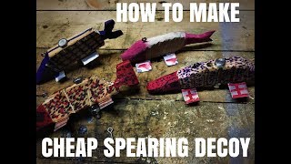 How To Make Spearing Decoy Easy And Fast [upl. by Jacy]