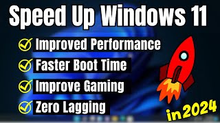 How to Make Windows 11 Faster  200 Faster Performance [upl. by Anett326]